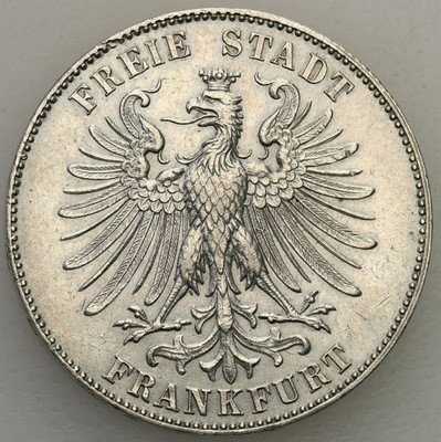 Niemcy Frankfurt TALAR 1859 Schiller st.3+