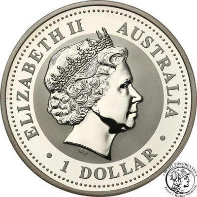 Australia dolar 2007 Kookaburra (uncja srebra) st.