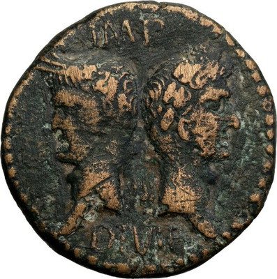 Rzym Agryppa AE-26 9-3 pne Nemausus (Nimes) st.4