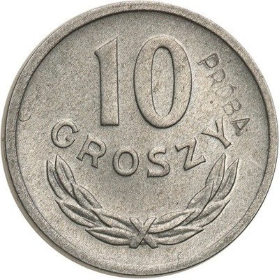 PRL PRÓBA aluminium 10 groszy 1949 st.1