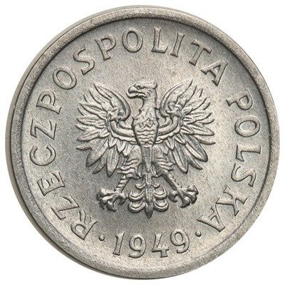 PRL PRÓBA aluminium 10 groszy 1949 st.1