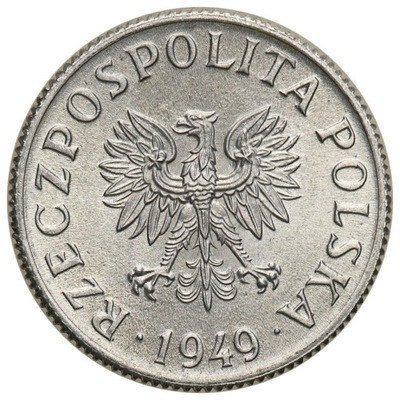 PRL PRÓBA aluminium 2 grosze 1949 st.1