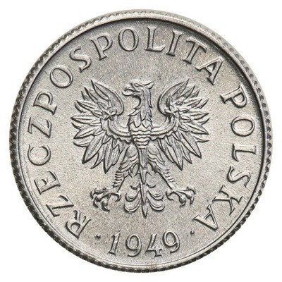 PRL PRÓBA aluminium 1 grosz 1949 st.1