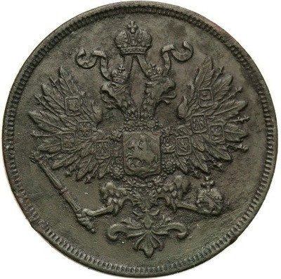 Polska 2 kopiejki 1860 BM Warszawa st.3