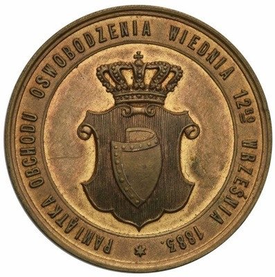 Polska Jan III Sobieski medal 1883 st.1