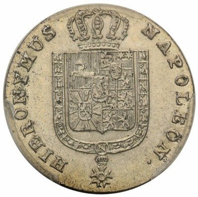 Niemcy Westfalia 1/6 talara 1812 PCGS MS62