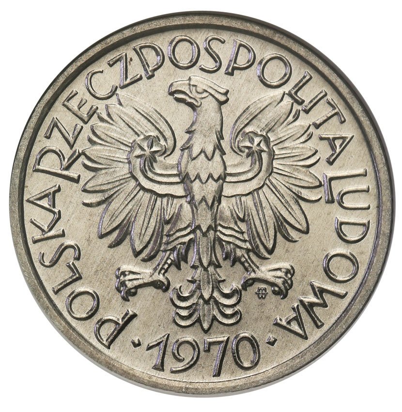 2 złote 1970 Jagody NGC MS66 | archiwum.niemczyk.pl