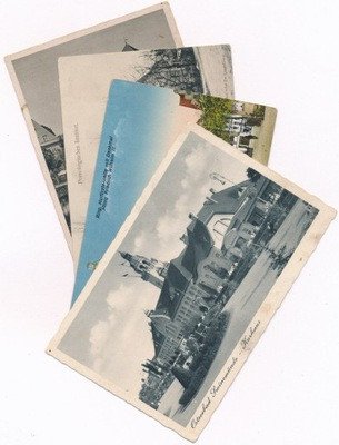 Pocztówki Wrocław, Świnoujście, Prószków, Szczytno