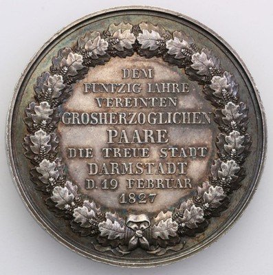 Niemcy Hessen-Darmstadt medal 1827 st.2-