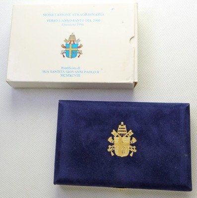 Watykan 10 000 lirów 1998 Jan Paweł II 2 szt. st.L