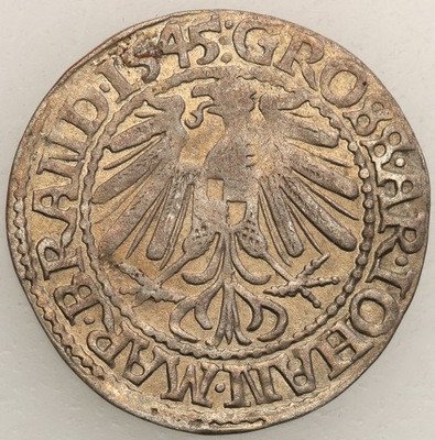 Polska Śląsk Jan Kostrzyński grosz 1545 st.2