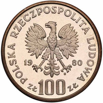 100 złotych 1980 Oly Moskwa st.L