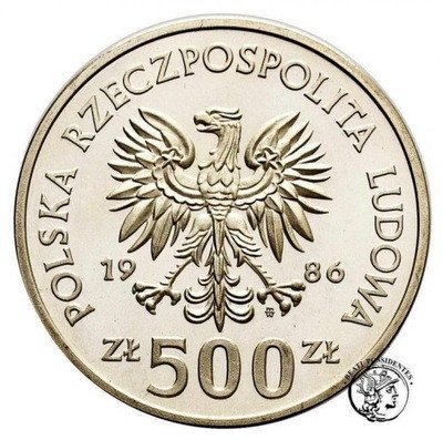 500 złotych 1986 Łokietek st.L