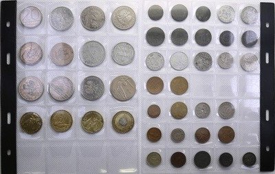 Polska amatorska kolekcja monet obiegowych 111 szt