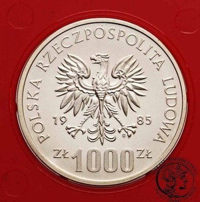 PRÓBA Srebro 1000 złotych 1985 Przemysław II st.L