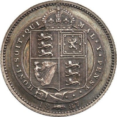 Wielka Brytania 1 shilling 1897 Victoria st.1-