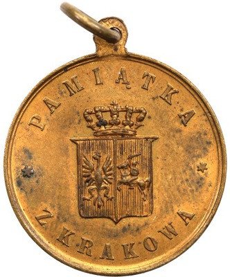 Polska medalik Kraków 1883 Jan Sobieski st.1