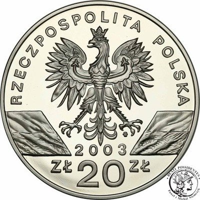 20 złotych 2003 węgorz st.L