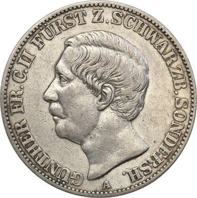 Niemcy Schwarzburg-Sondershausen TALAR 1859 A st3+