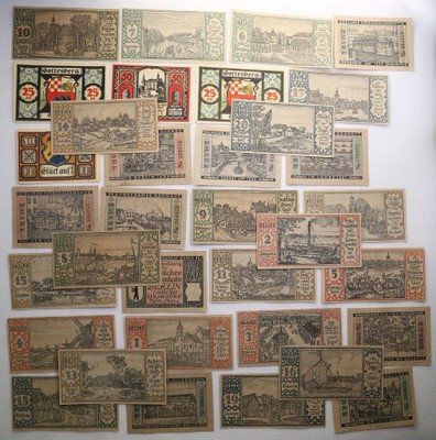 Banknoty Niemcy notgeldy Berlin lot 24 szt. st.1