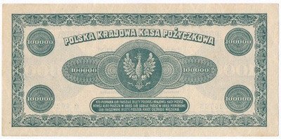 Banknot 100 000 marek polskich 1923 seria G st.2