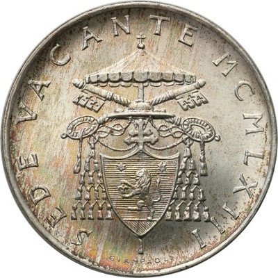 Watykan 500 Lire 1963 Sede Vacante st.1