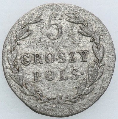 Polska 5 groszy 1819 Aleksander I st.3+/2-