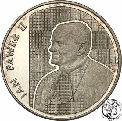 10 000 złotych 1989 Jan Paweł II Kratka st.L-