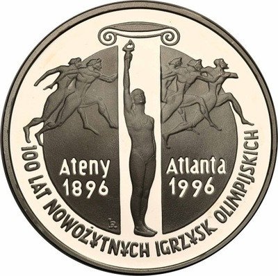 10 złotych 1995 Ateny Atlanta st.L-