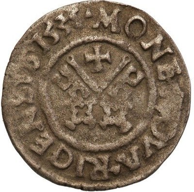 Zakon Kawalerów Miecz. Schilling 1533 Ryga st.3+