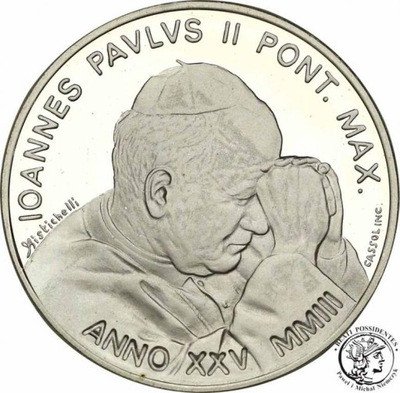 Watykan Jan Paweł II 10 Euro 2003 lustrzanka st.L