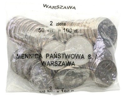 Woreczek menniczy 2 zł 1995 Atlanta zapaśnicy st.1