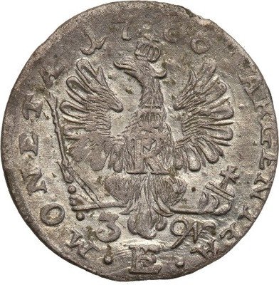 Niemcy Prusy trojak 3 grosze 1766 E Królewiec st.2