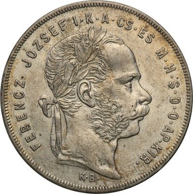 Węgry 1 Forint 1879 FJ I st.2