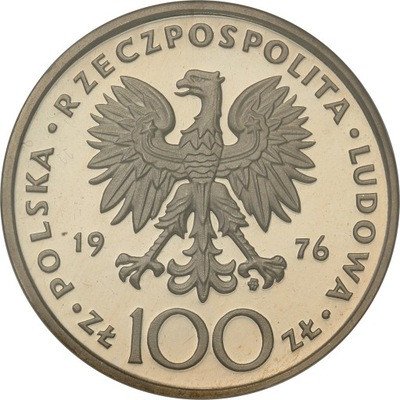 PRL 100 złotych 1976 Pułaski st.L