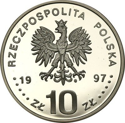 10 złotych 1997 Stefan Batory półpostać st.L