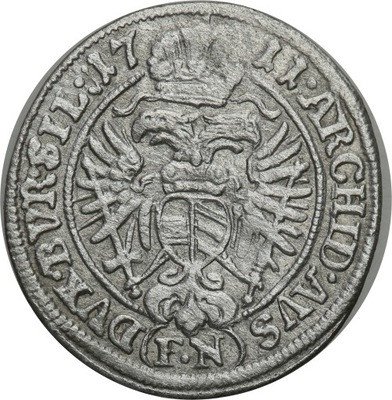 Polska Śląsk 3 Krajcary 1711 FN Wrocław st.2-