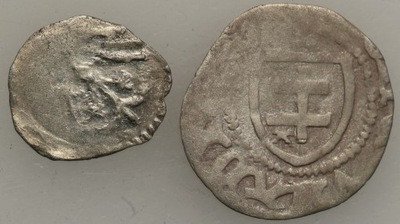 Władysław Jagiełło 1386-1434 denar + trzeciak
