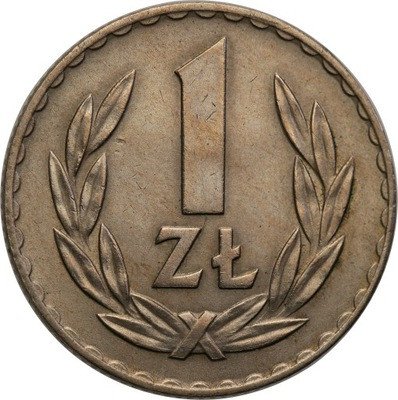 PRL 1 złoty 1949 CuNi st.1