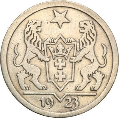 Wolne Miasto Gdańsk 2 Guldeny 1923