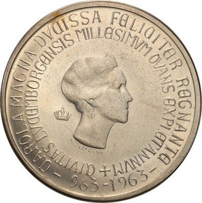 Luksemburg 250 franków 1963 st.1