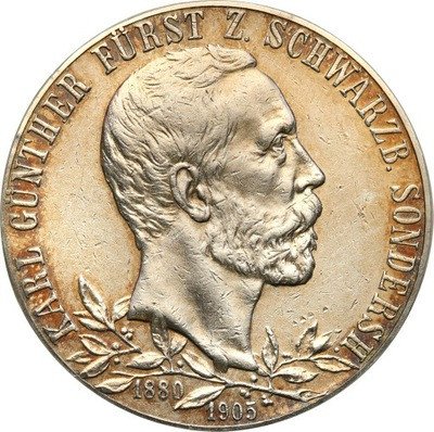 Niemcy Schwarzburg-Sondershausen 2 Marki 1905 st.2