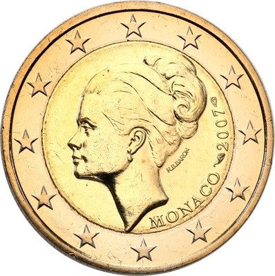 Monako 2 Euro 2007 kolekcjonerskie st.1 RZADKIE