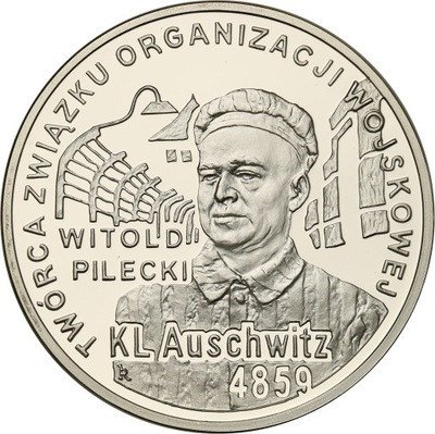 III RP 10 złotych 2010 Auschwitz - Pilecki st.L