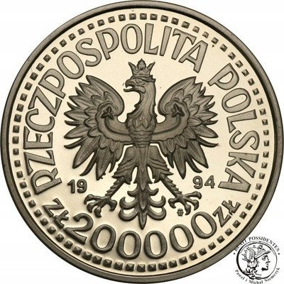 200 000 złotych 1994 Zygmunt Stary st.L
