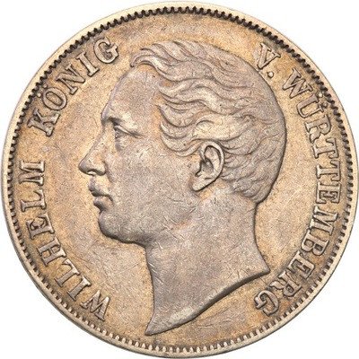 Niemcy Wirttembergia TALAR 1857 st.3+