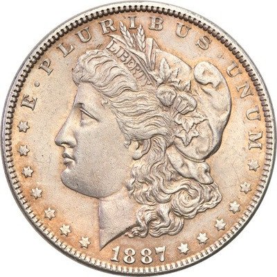 USA 1 dolar 1887 Philadelphia st.2