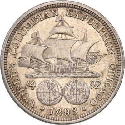 USA 1/2 dolara 1893 Krzysztof Kolumb st.2-