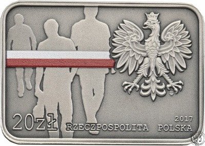 20 złotych 2017 Zryw Antykomunistyczny Lubin st.L