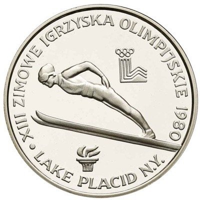 200 złotych 1980 Oly Lake Placid znicz st.L-